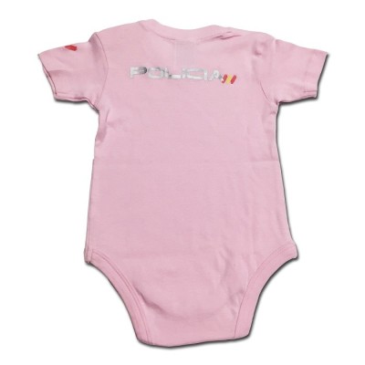BODY BEBE POLICIA NACIONAL COLOR ROSA