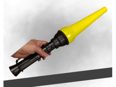 LINTERNA CON CONO RECARGABLE